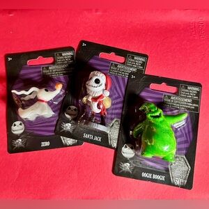Nightmare Before Christmas 30th Anniversary Figures Jack, Zero & Oogie Boogie